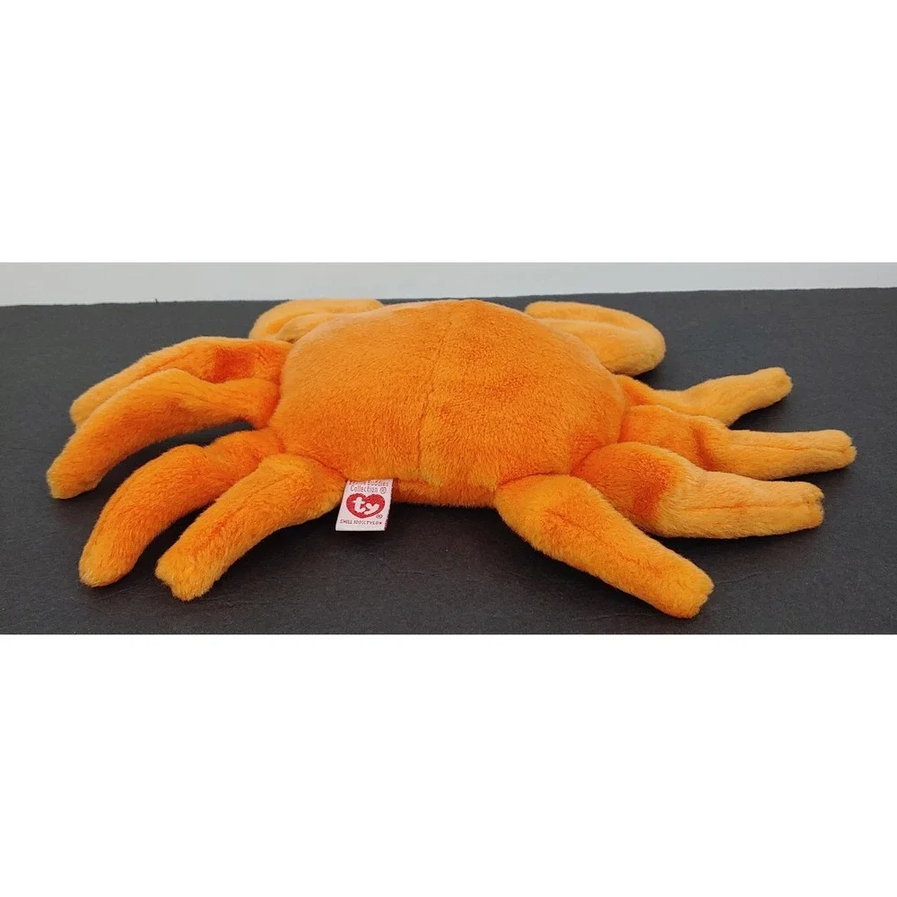 Ty Beanie Baby Buddy Digger Orange Crab 9'' Plush Stuffed Animal Vintage 1999